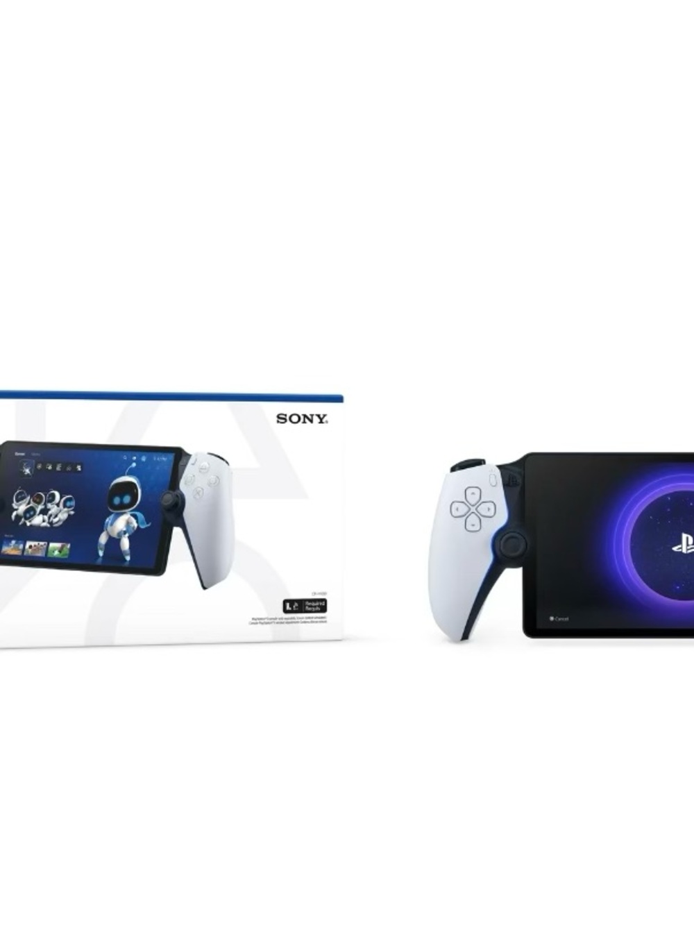 Sony PlayStation Portal Handheld Remote — White and Black
